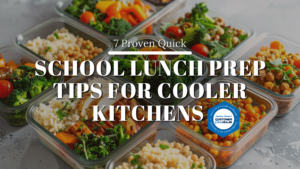 7 Proven Quick School Lunch Prep Tips for Cooler Kitchens